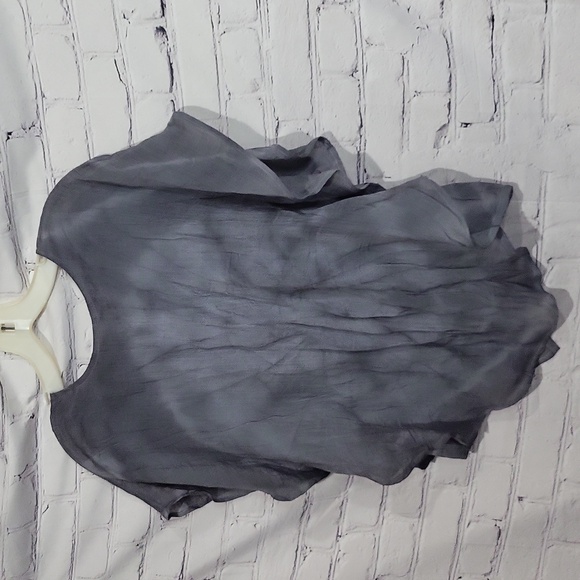 Gaya pretty gray top. Silk blend - Picture 5 of 5